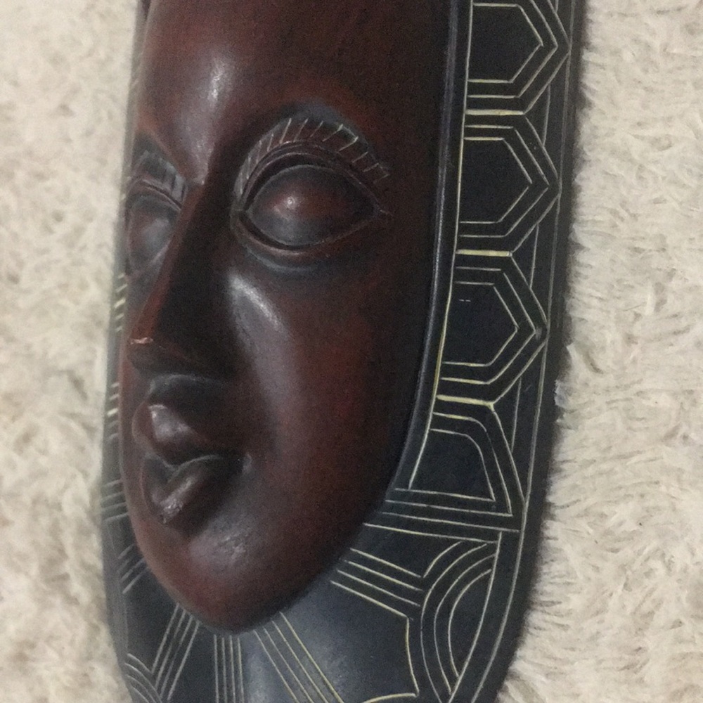 Amarula Cream Liqueur Tribal African Resin Mask 3D Wall Art 10 - Picture 7 of 13